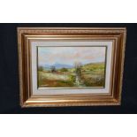 Terence McCardle signed oil on board