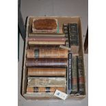 Box of antiquarian books