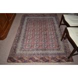 A Turkman Tekke rug, 190 x 134 cms (some repairs).