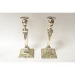 Pair of Plated candlesticks