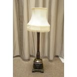 Wooden carved Gothic Revival Table Lamp