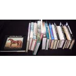 A collection of modern books, various horse racing subjects,