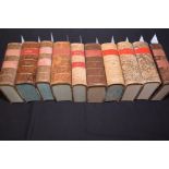 A collection of ten General Stud Books, near matching leather bindings, comprising: vols.