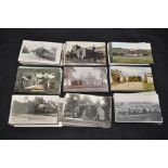 Northumberland interest postcards, approximately 150 loose.