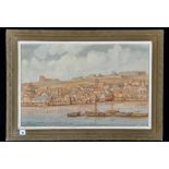 Albert L*** Hind - "Whitby, Yorkshire", signed, signed, inscribed and dated 1950 verso,
