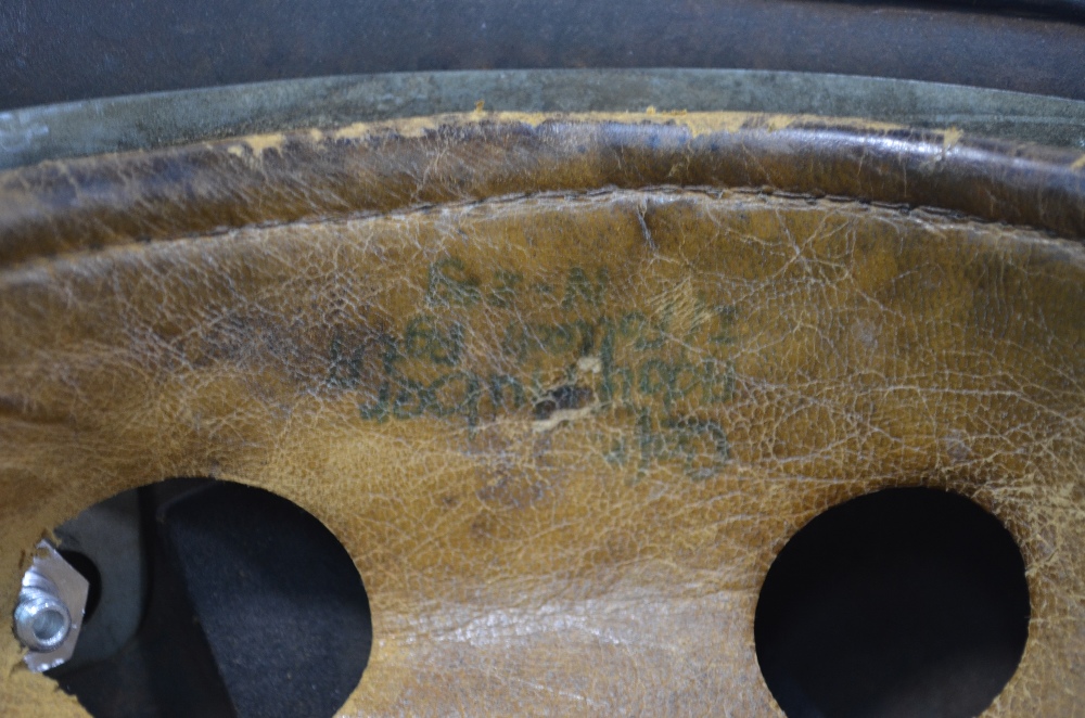 A World War 2 German Fallschirmjager (paratroop) helmet with leather lining Condition - Image 8 of 8
