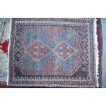 An old Persian Afshar rug,