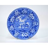 The Coysh Collection - John & Richard Riley 19th century blue transfer printed 'Dromedary' pattern
