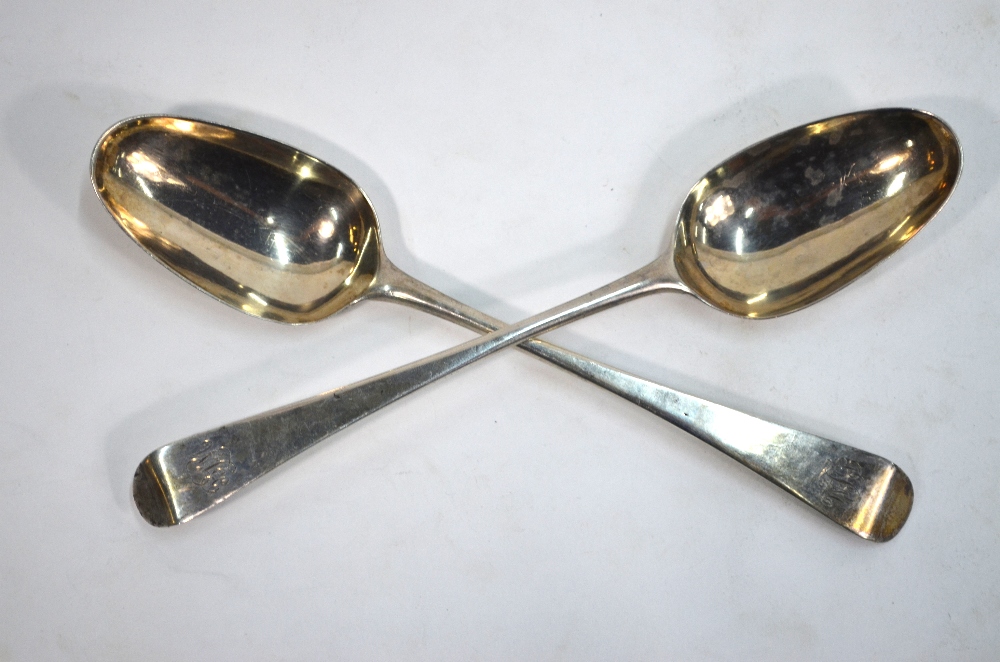 Hester Bateman: a pair of silver old English pattern table spoons, London 1768 (probably) 3.