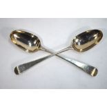 Hester Bateman: a pair of silver old English pattern table spoons, London 1768 (probably) 3.