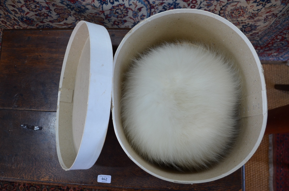 A lady's white fox fur hat, to/w a Lock & Co. - Image 8 of 8