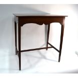 A George III mahogany table,