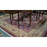 A handmade Ziegler design carpet on cream/camel ground,