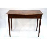 A Victorian mahogany side table,