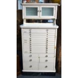 A vintage dentistry cabinet by the American Cabinet Co.