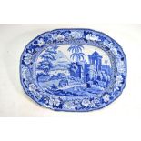 The Coysh Collection - A 19th century pearlware blue transfer printed Herculaneum Pottery small