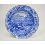The Coysh Collection - A 19th century Spode Caramanian series pearlware blue transfer printed soup