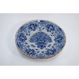 An 18th century Delft charger,