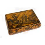An early 19th Century Scottish sycamore snuff box,
