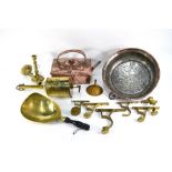A Victorian brass Salter's 'Extra Strong' clockwork spit,