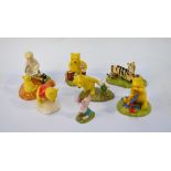 Seven Royal Doulton Disney Winnie-the-Po