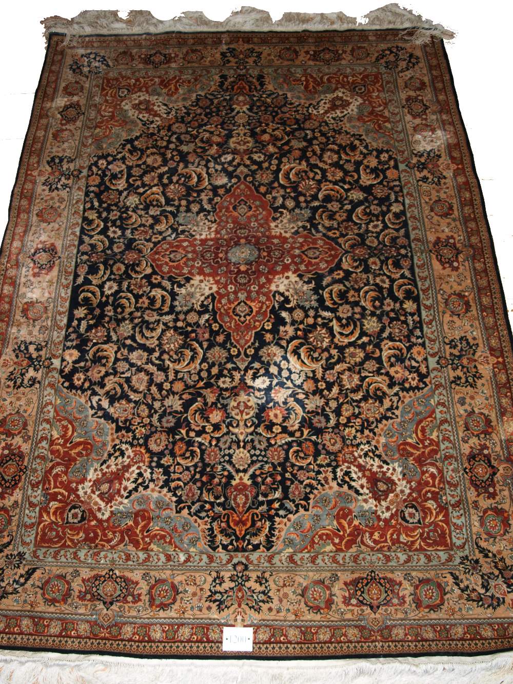 A good and fine Chinese Silk on Silk rug