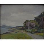 Hughes-Stanton - A rugged coastal scene,