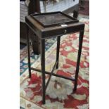 A 19th century mahogany night stand, the