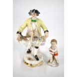 A 19th century Hoscht small porcelain fi