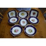 A fine quality Coalport dessert service,