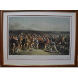 Large colour print 'The Golfers: A grand