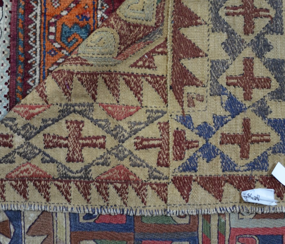 A South Uzbekistan kelim Suzani, woven i - Image 3 of 3