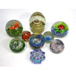 A Caithness glass paperweight 'Myriad',