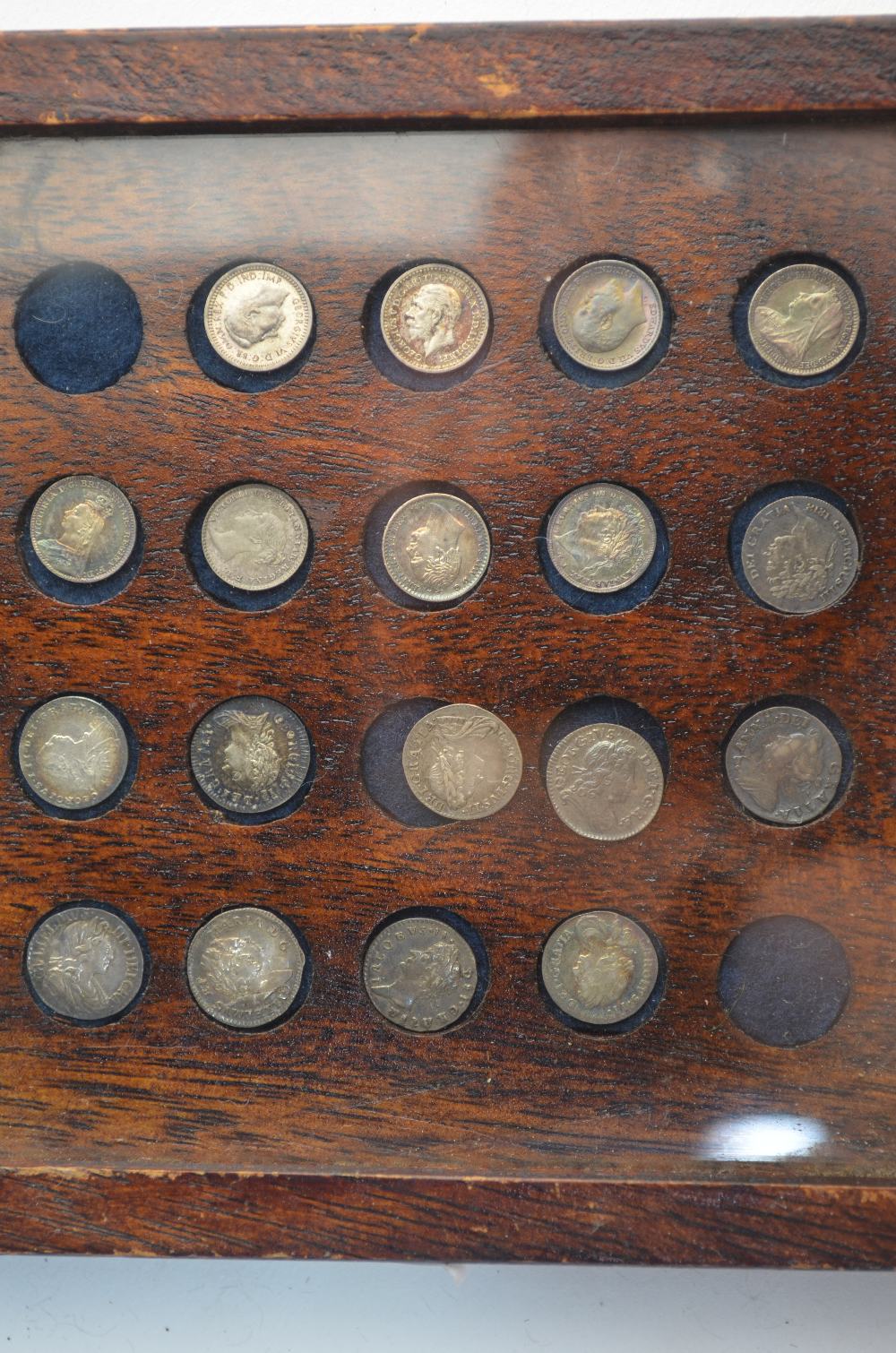 An interesting collection of eighteen silver pennies, Charles II to George VI inclusive (3 George - Image 4 of 5