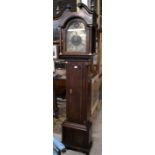 A mahogany longcase clock, the eight day movement with arched brass dial, by Joseph Smallwood of