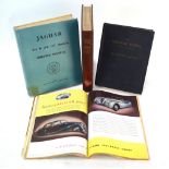 Motoring interest - two editions of service manuals for Jaguar 3.4 and 3.8 'S' models, a workshop