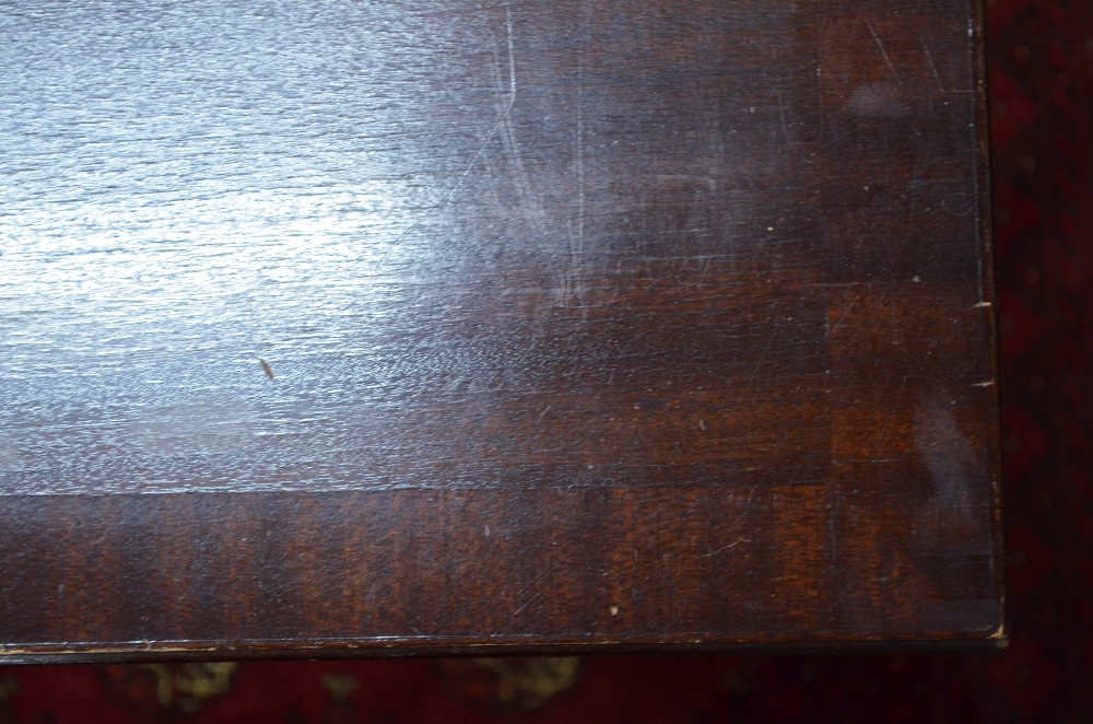 A mahogany canteen table containing an extensive part set of fiddle, thread and bead flatware and - Image 2 of 8