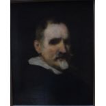 After Velasquez - Portrait of the sculptor Martinez Montaines, oil on canvas, 52 x 41 cm, c/w