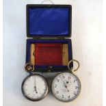 Photography interest - The Adams Stop Watch and Exposure Meter combined, in gun metal case c/w