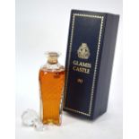 A Glamis Castle 1990 cut glass decanter of whisky to commemorate the Queen Mother's 90th Birthday,