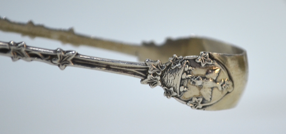 Two pairs of George III silver OEP spoons, a sifter spoon and a pair of sugar tongs, 6.9oz, to/w a - Image 11 of 12