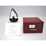 Caithness glass paperweight 'Silent Witness', limited edition 5/50, c/w certificate and box