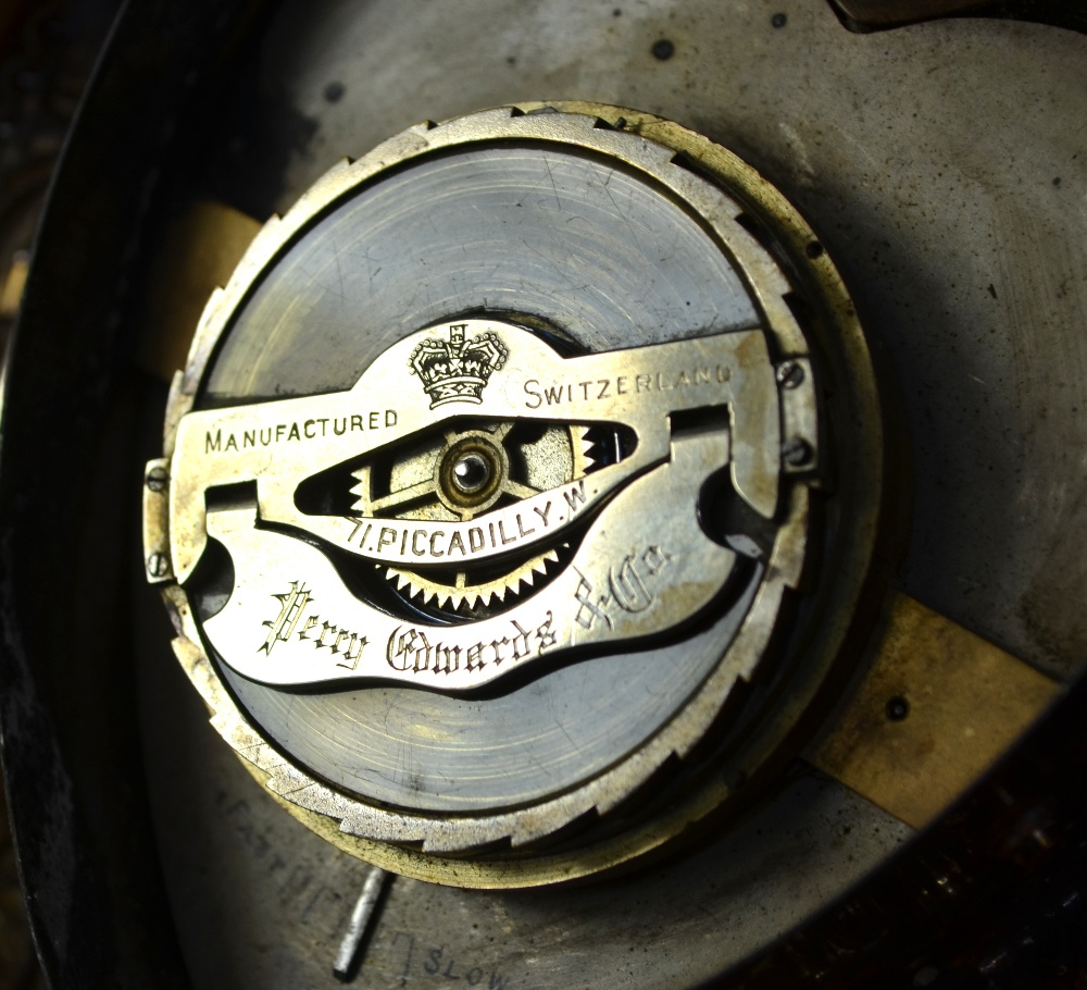 A Victorian embossed silver heart-shaped strut clock with engraved dial and Swiss movement, retailed - Image 7 of 7