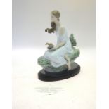 Lladro Privilege model - The Muse, 7703, limited edition 367/1,500, 2004, signed by sculpture and