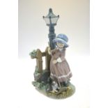 Lladro figural group;  Fall clean-up, 5286, 1985, 33 cm high c/w original box Condition:  In good