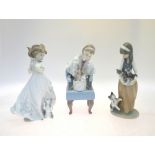 Three Lladro figures:  Kittens Gathering, 6941, signed and dated 4-10-03, 2003 Events Creation, 25