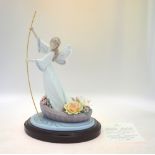 Lladro model:  The Enchanted Lake, 7679, limited edition 1,856/4,000, 1999, 32 cm high (excluding