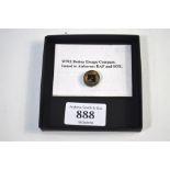 A WW2 RAF & SOE button compass, 14 mm diameter (lacks button in which it was hidden)