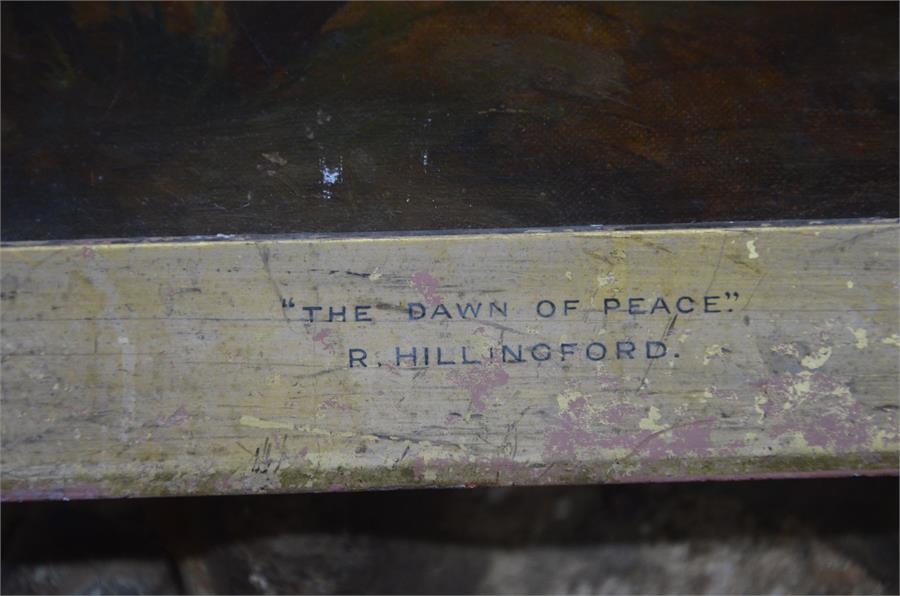 Amended description resulting from further research - Robert Alexander Hillingford (1828-1904) 'Dawn - Image 3 of 9