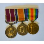 A WWI trio to 57765 A.C. Gundry, Devon R., 1914-18 war Medal; Victory Medal; Meritorious Service